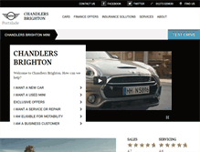 Tablet Screenshot of chandlersbrightonmini.co.uk